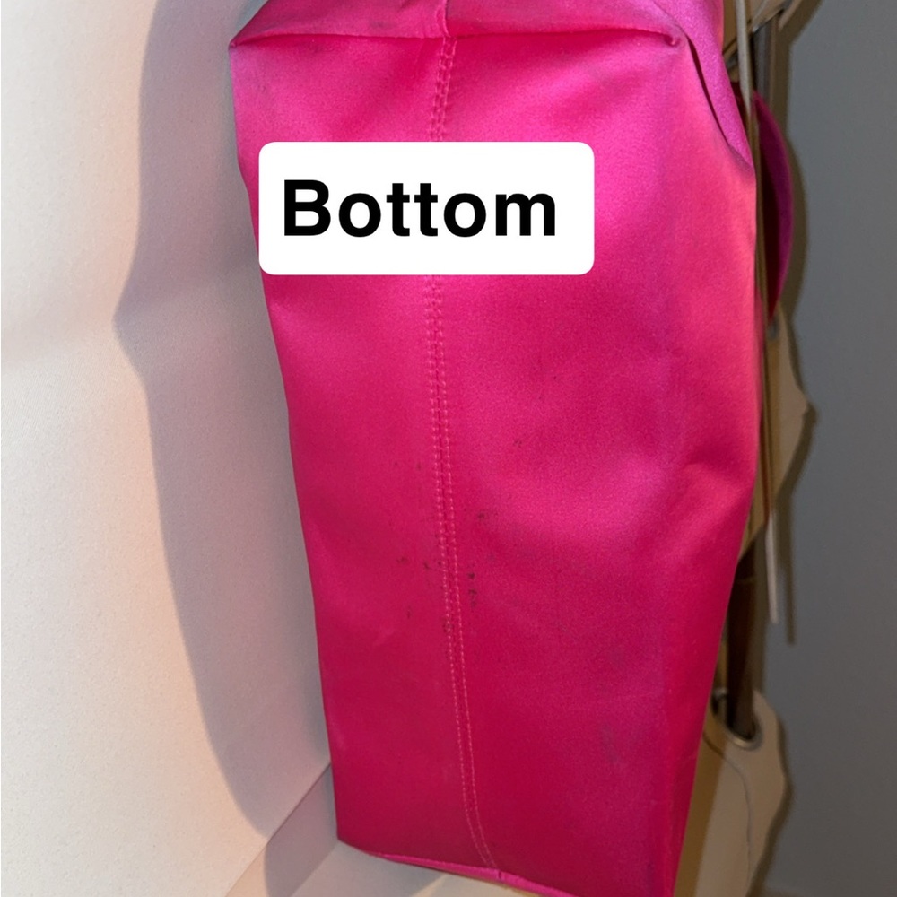 Victoria's Secret Hot Pink Crystal Logo Tote - Picture 3 of 4